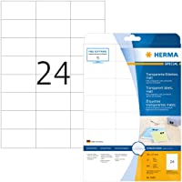 Los mejores  - Herma 4685 - Pack de 600 etiquetas- 70 x 37 mm- transparente